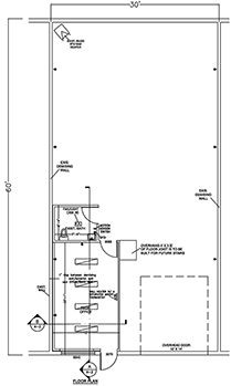 Floorplan for Unit #101